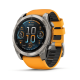 Đồng Hồ Garmin Fenix 8 - 51 mm, AMOLED	 - Sapphire, Carbon Gray DLC Titanium with Black/Pebble Gray Silicone Band