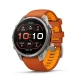 Đồng Hồ Garmin Fenix 9 47mm - Pro, AMOLED, Titanium, màu cam mùa thu/cam ánh lửa