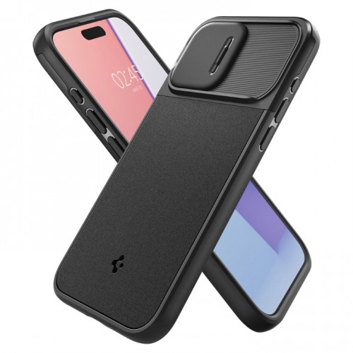 Ốp Lưng iPhone 15 Pro Max Spigen Optik Armor MagFit