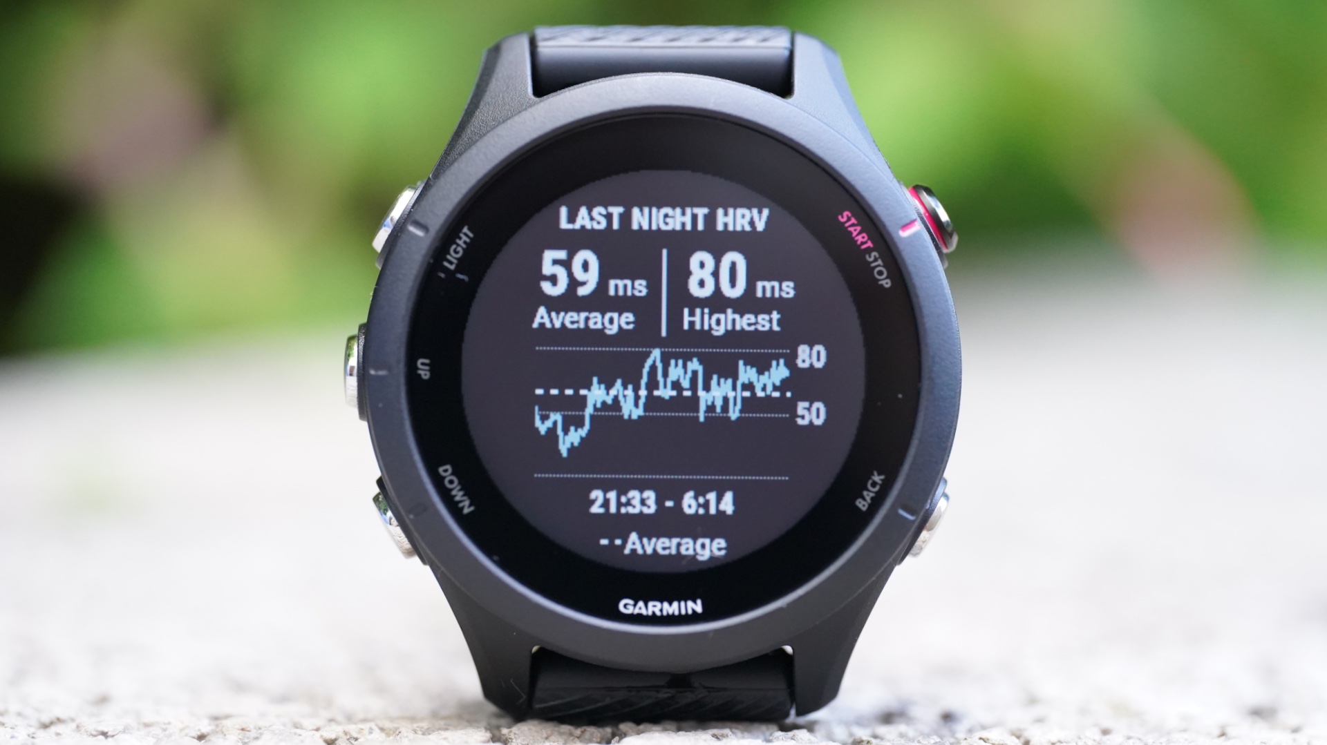 Cảm biến sức khỏe trên Garmin Forerunner 255S được nâng cao