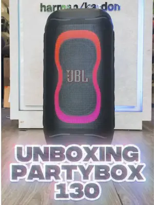 Unboxing JBL Partybox 130, thiết kế hoàn thiện chất âm bung nóc 😍😍😍 #loabletooth #harmankardon #jbl #jblpartybox #loakaraoke